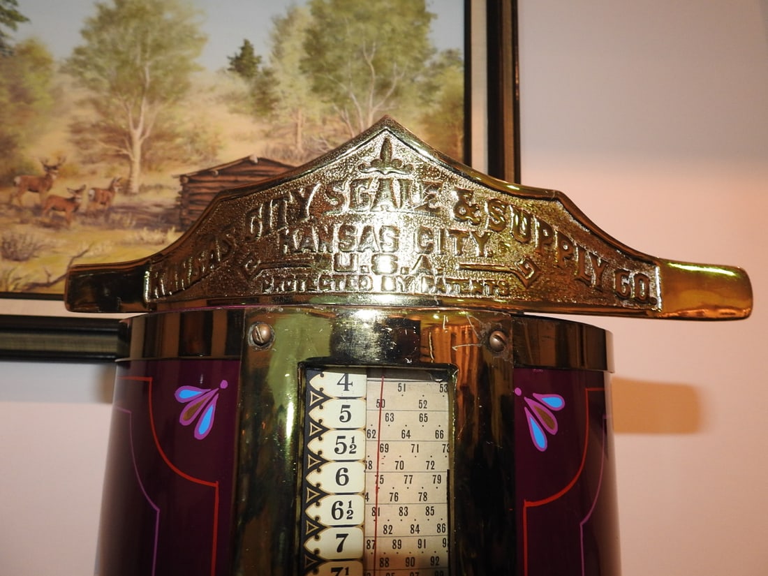 Restored Kansas City Scale, Maroon - 2