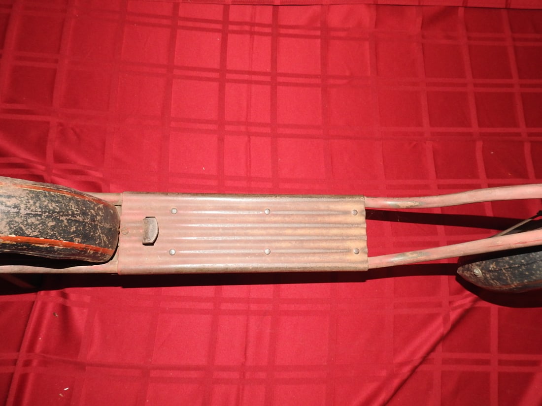 Vintage Red Kick Scooter - 6