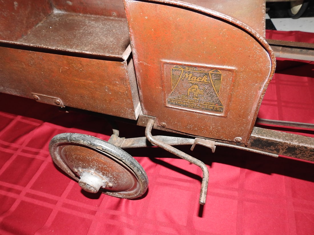 Vintage Mack Dump Truck Pedal Car - 4