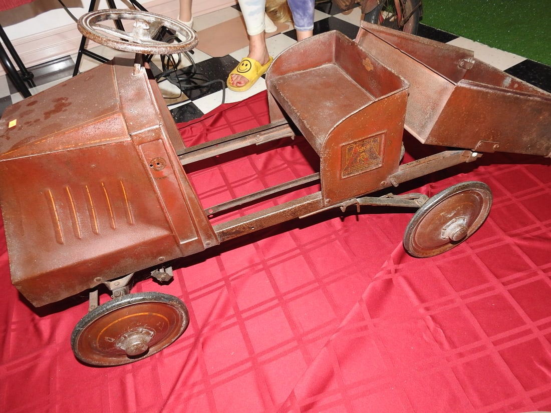 Vintage Mack Dump Truck Pedal Car - 7