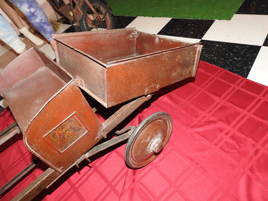 Vintage Mack Dump Truck Pedal Car - 9