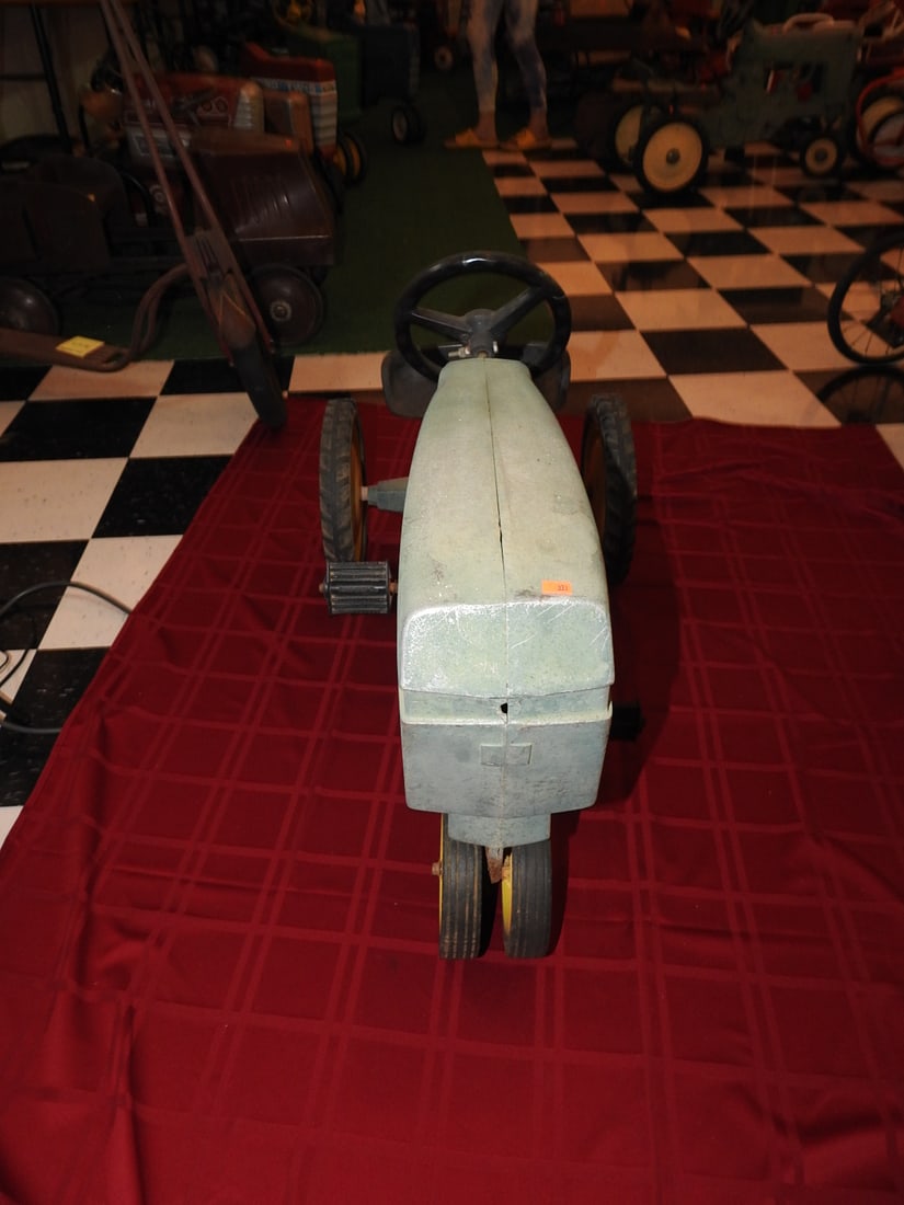 Antique Green John Deere Pedal Tractor - 3