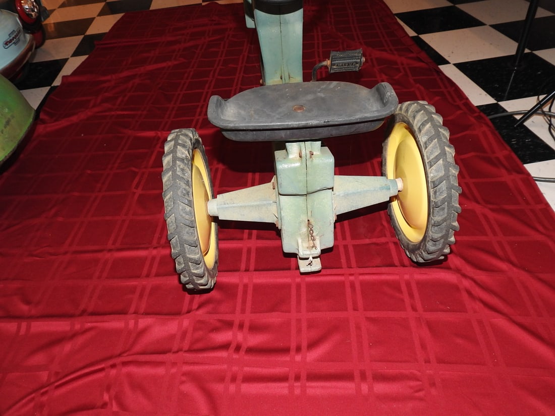 Antique Green John Deere Pedal Tractor - 5