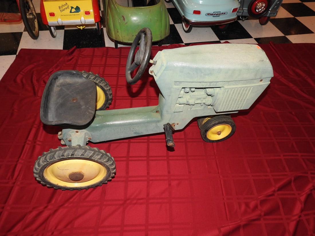 Antique Green John Deere Pedal Tractor - 6