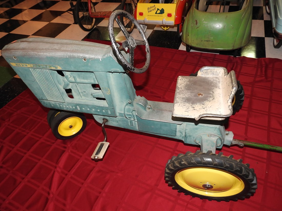 John Deere No. 10 Pedal Tractor with Trailer - 2