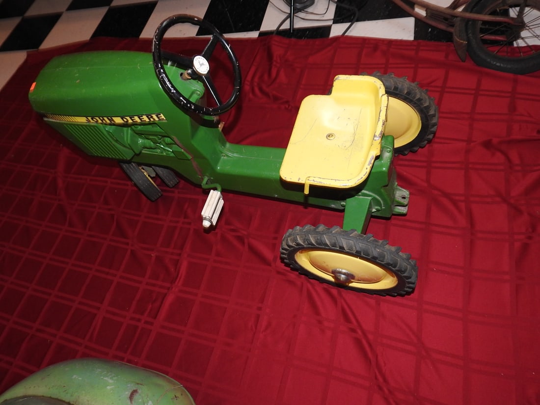Vintage John Deere Pedal Tractor - 8