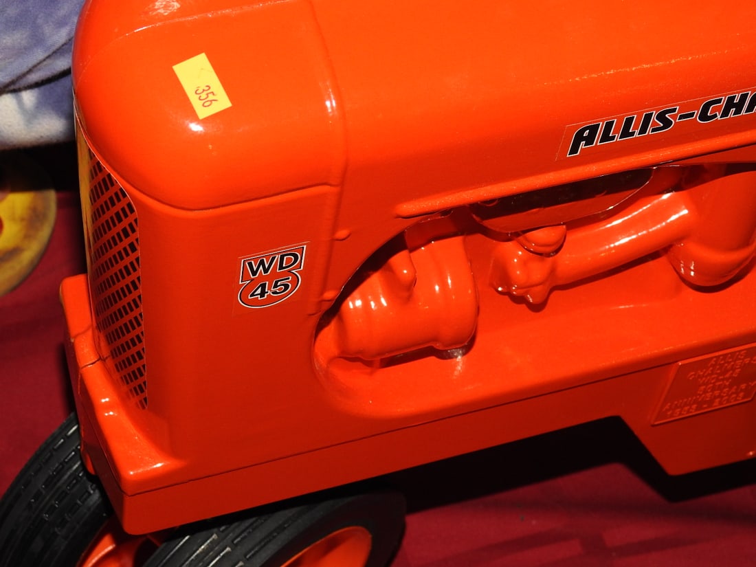 Signed Ertl Allis-Chalmers WD-45 Pedal Tractor - 9