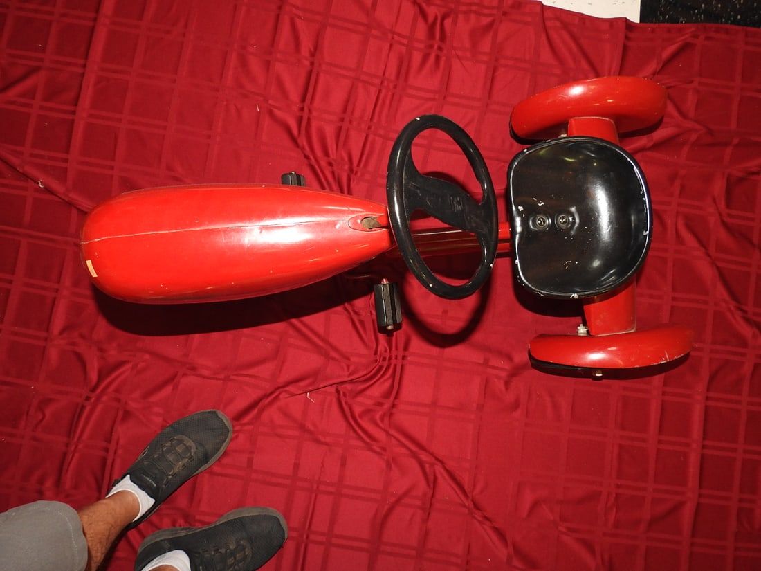 Vintage Red Pedal Tractor - 4