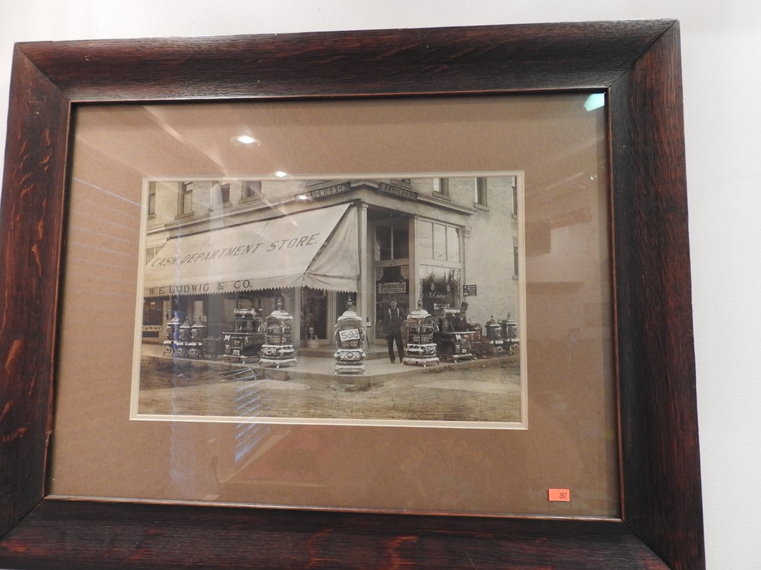 Framed Vintage Storefront Photograph - 2