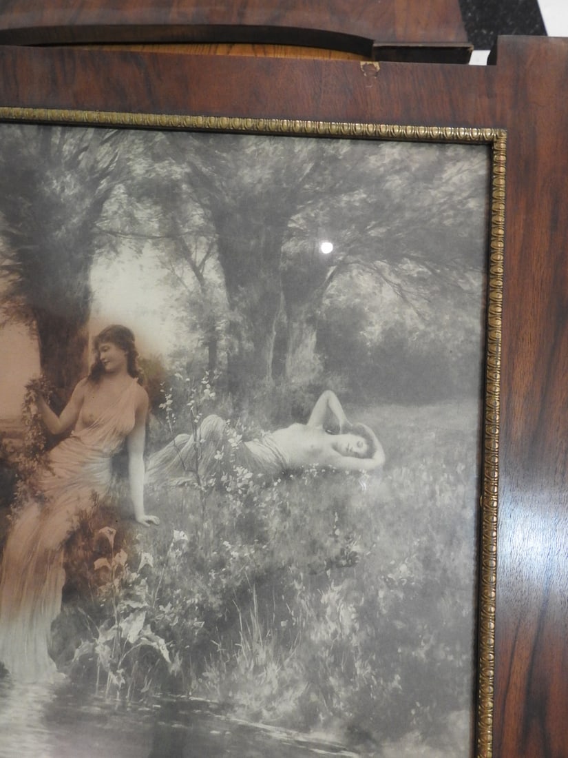 Framed Rosy Morn / Water Nymphs Reprint - 4