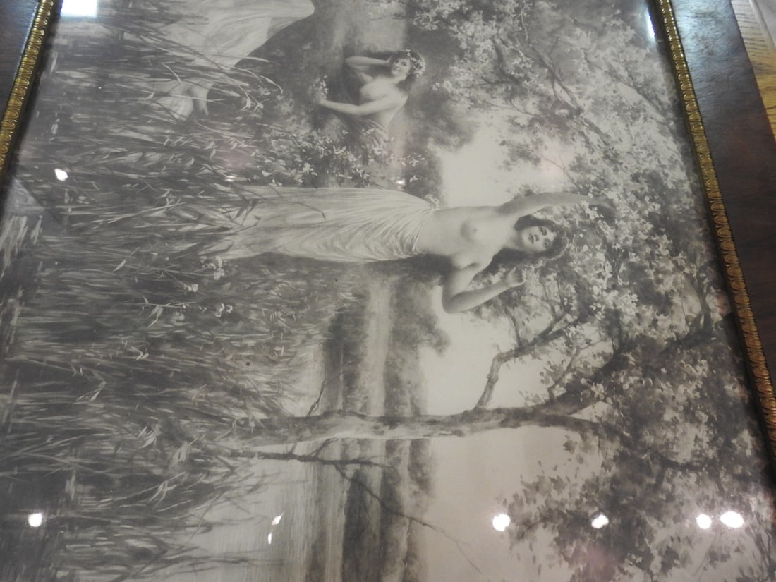 Framed May Blossoms Reprint - 2