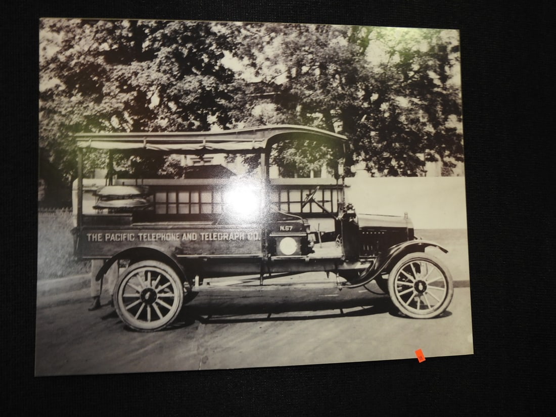 Framed Pacific Telephone & Telegraph Co. Photograph / Print - 2