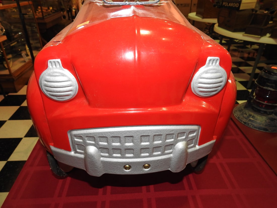 New Burns Novelty Fire Dept Jet Flow Drive Pedal Car - 2