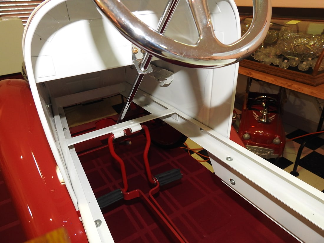 Restored 1936 Gendron Chemical Fire Truck Pedal Car - 10