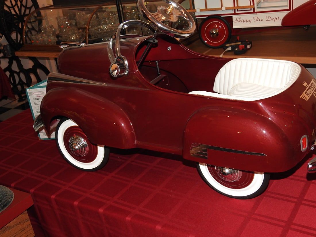 Restored Steelcraft Chrysler Pedal Car - 11