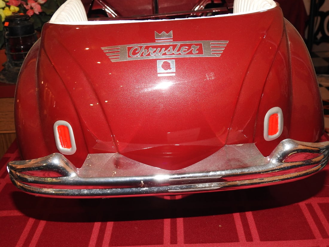 Restored Steelcraft Chrysler Pedal Car - 9