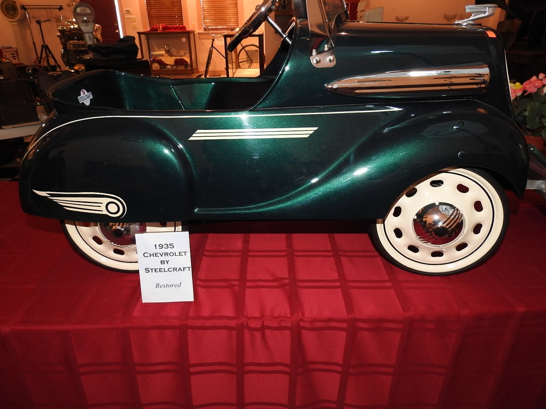Restored 1935 Steelcraft Chevrolet Pedal Car - 7