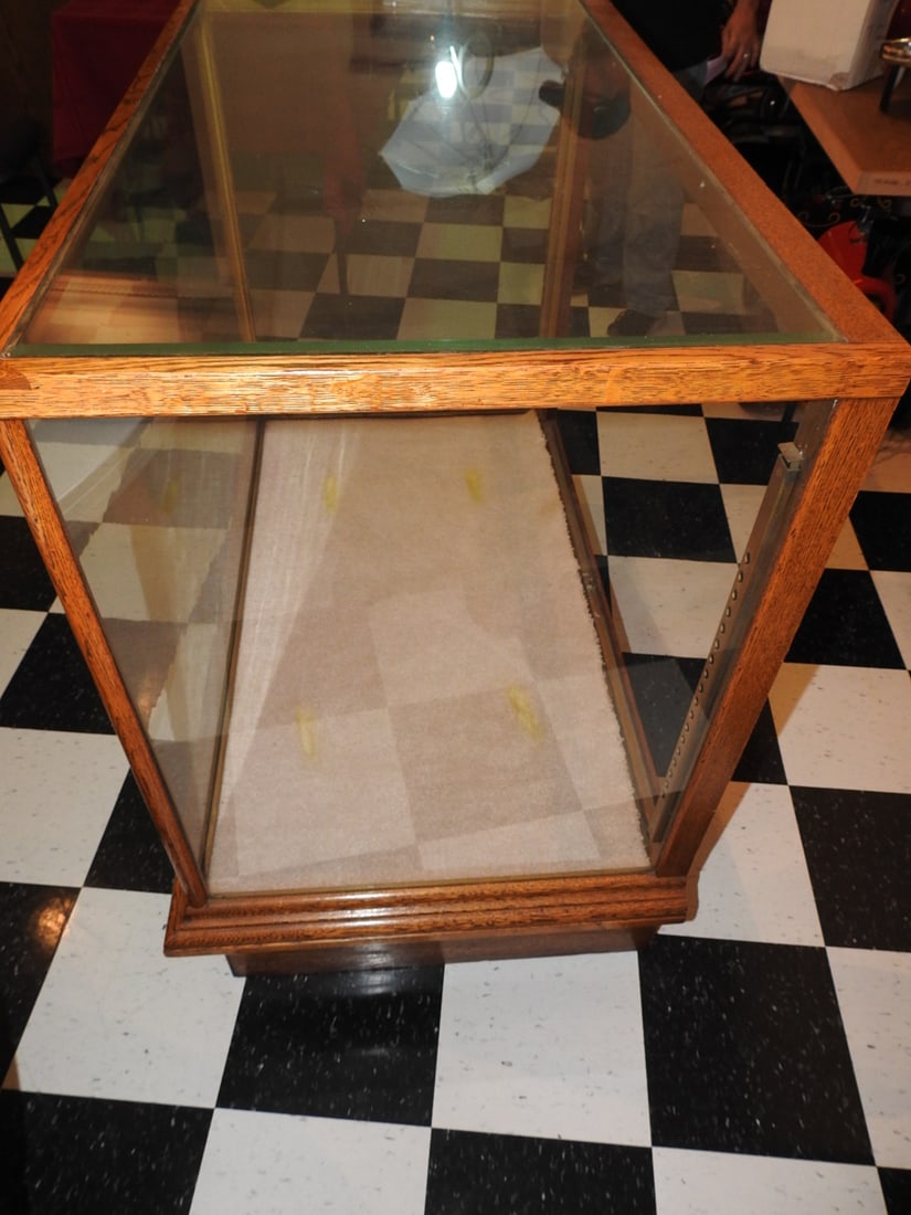 Oak and Glass Display Case - 5