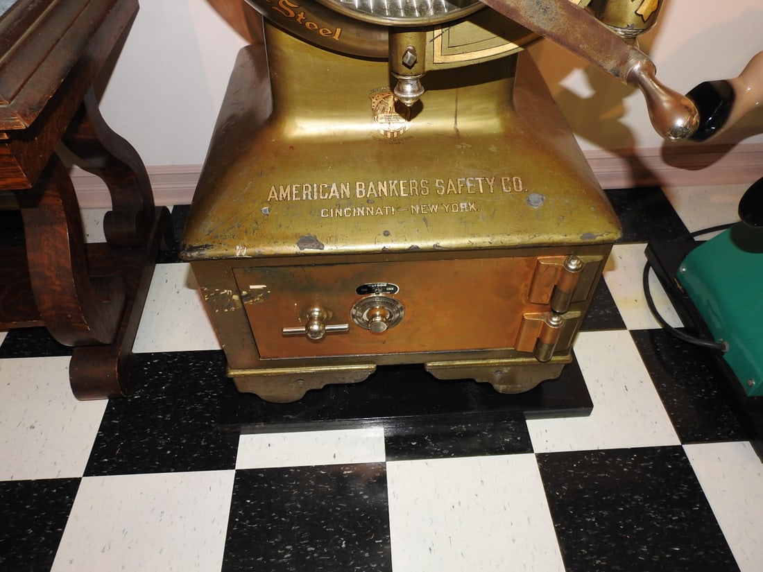 Antique Double Combination Safe - 3