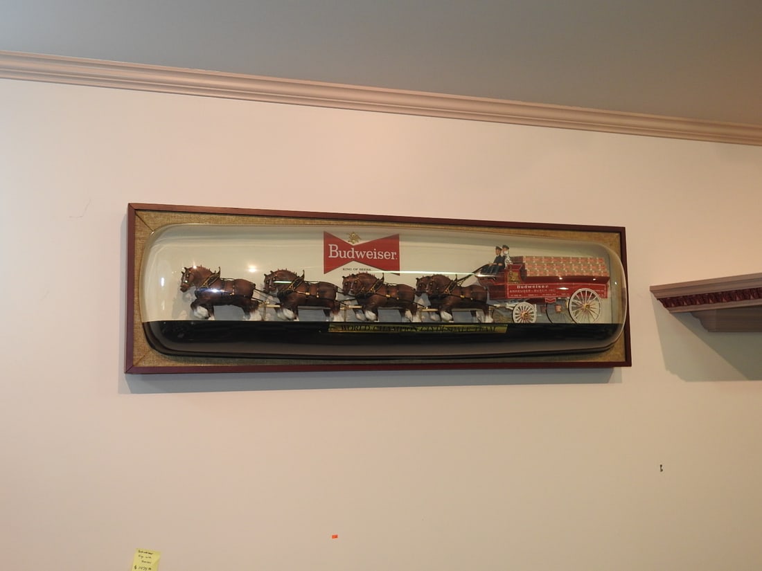 Vintage Budweiser Clydesdale Team Lighted Display (1 of 12)