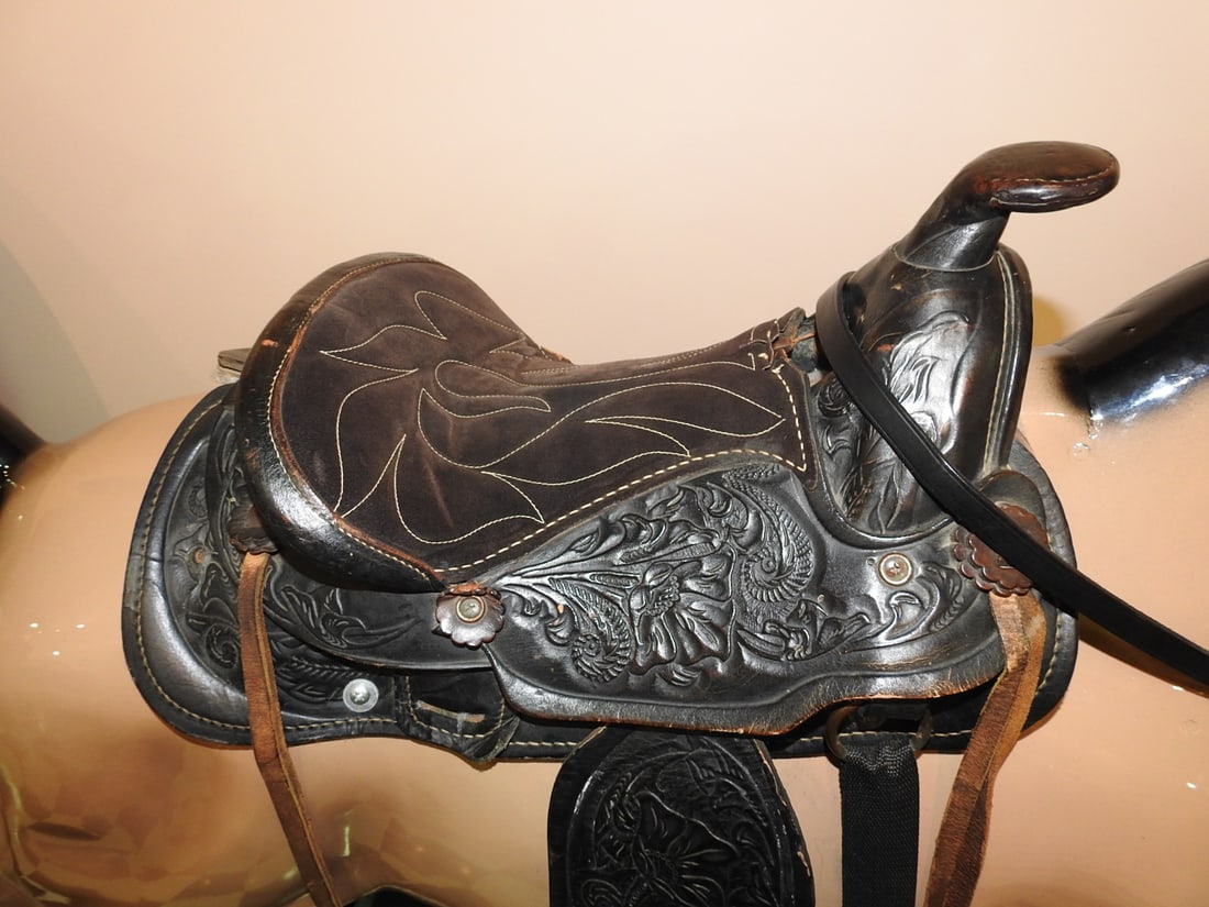 Restored High Ho Big Bronco Ride-On Horse - 4