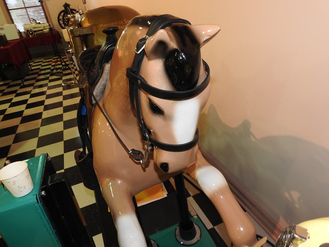 Restored High Ho Big Bronco Ride-On Horse - 7