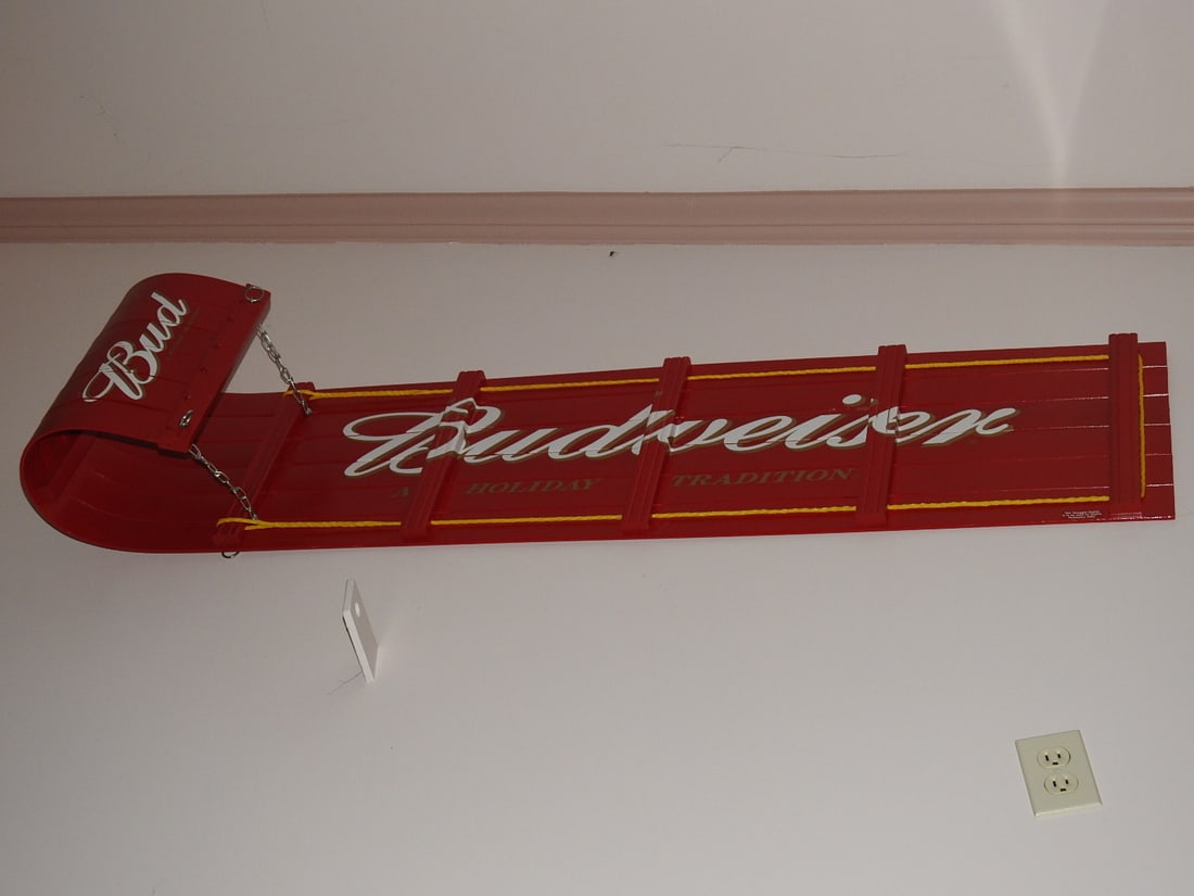 Vintage Budweiser Toboggan - 4