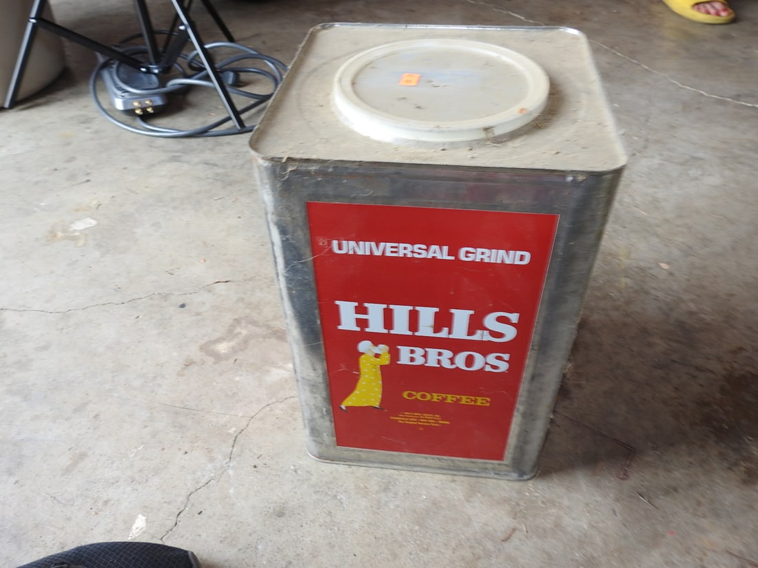 Vintage Hills Bros Universal Grind Coffee Tin - 2