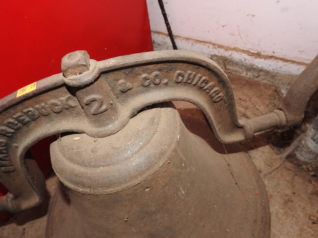 Sears Roebuck Cast Iron Farm Bell - 3