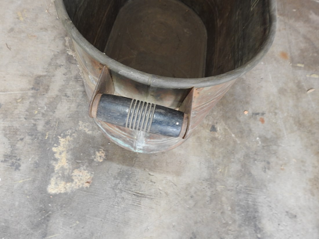 Vintage Deluxe Copper Wash Tub - 5