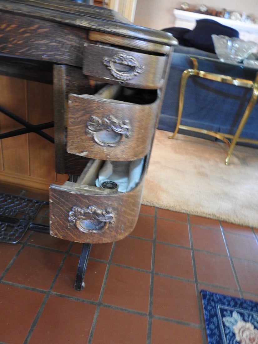 Mason Rotary Antique Treadle Sewing Machine - 7