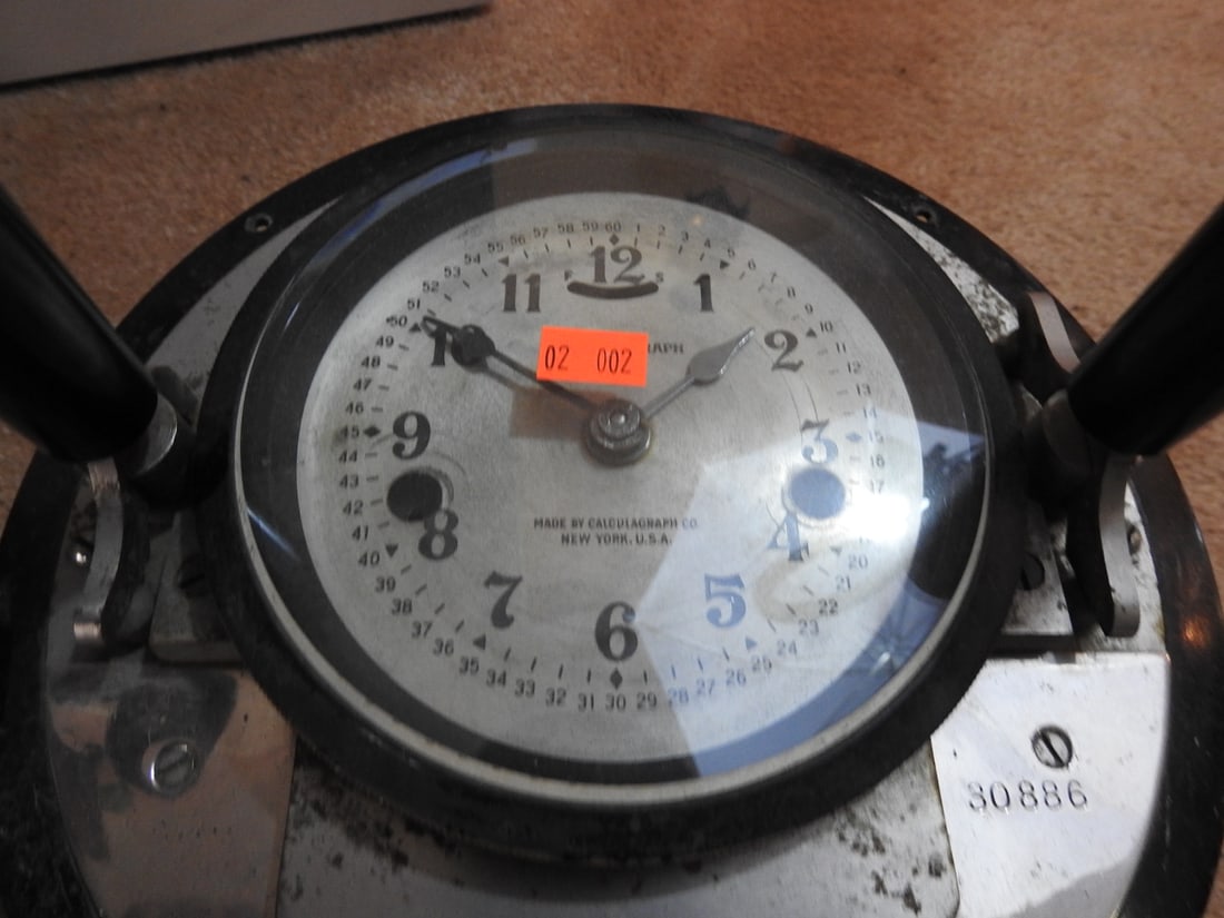 Antique Calculagraph Time Recorder - 3