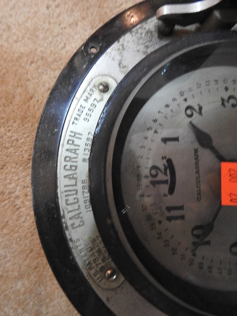 Antique Calculagraph Time Recorder - 5