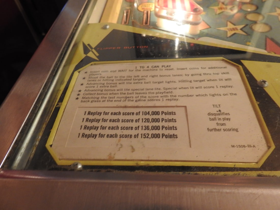 1973 Bally Circus Pinball Machine - 19