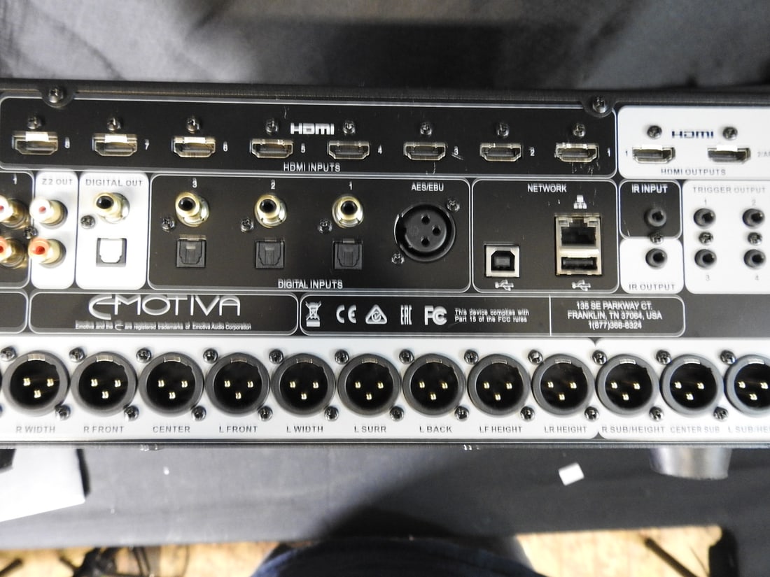 Emotiva XMC-2 Cinema Processor - 8