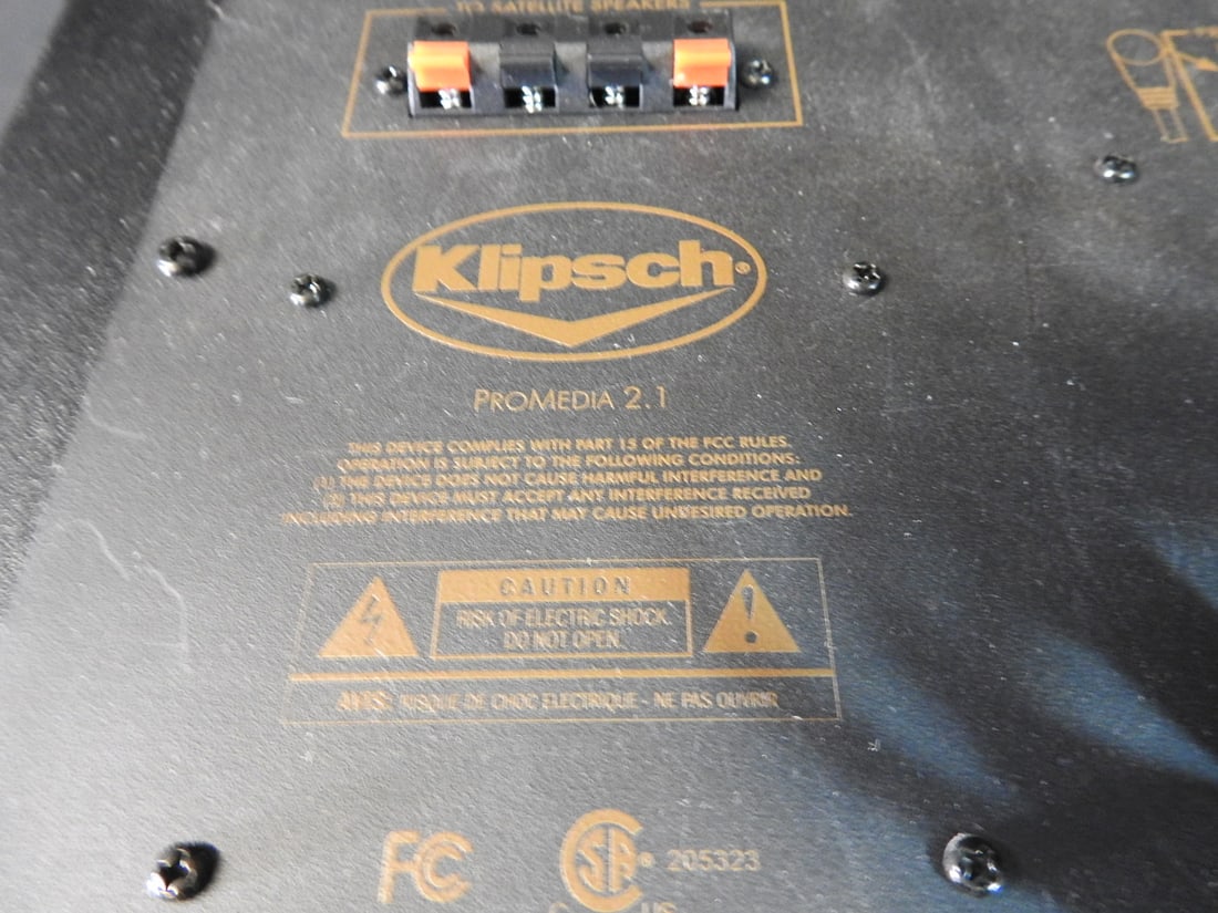Klipsch ProMedia 2.1 THX Subwoofer - 4