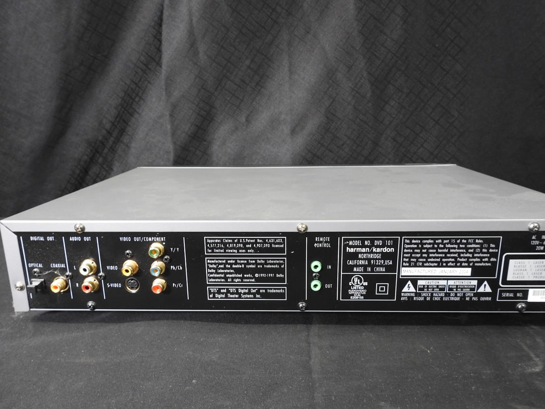 Harman Kardon DVD 101 Blu-ray Receiver - 6