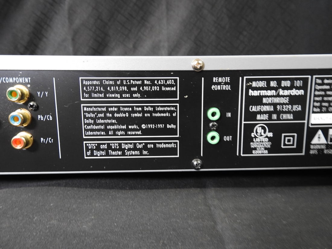 Harman Kardon DVD 101 Blu-ray Receiver - 8