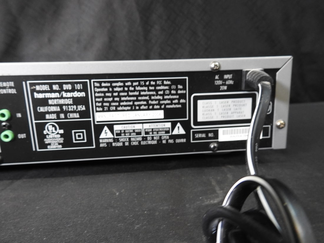 Harman Kardon DVD 101 Blu-ray Receiver - 9