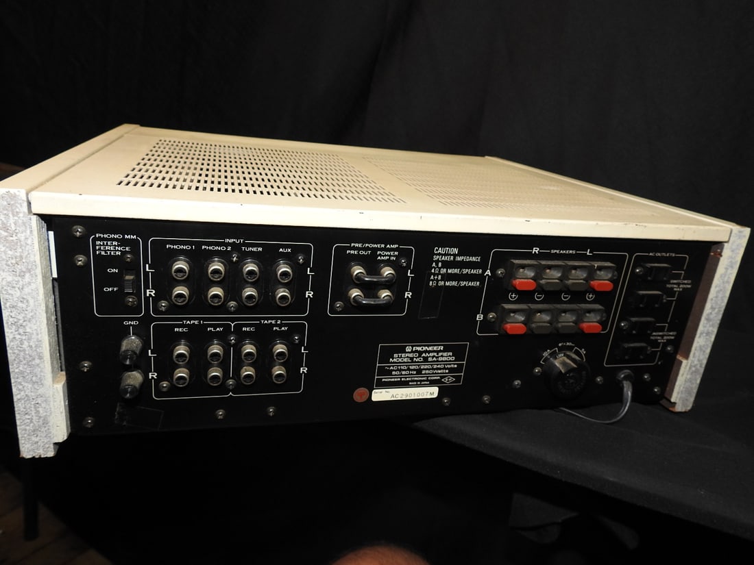 Pioneer SA-9800 Stereo Amplifier Custom Painted - 5