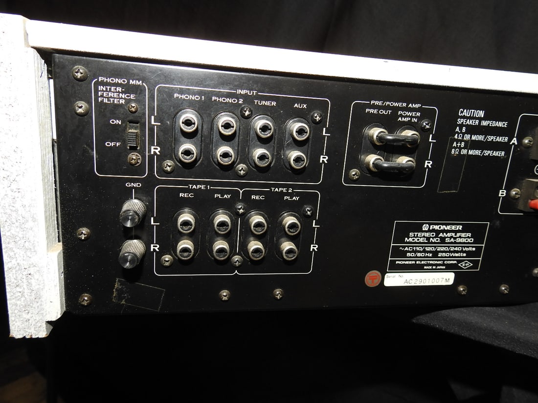 Pioneer SA-9800 Stereo Amplifier Custom Painted - 6