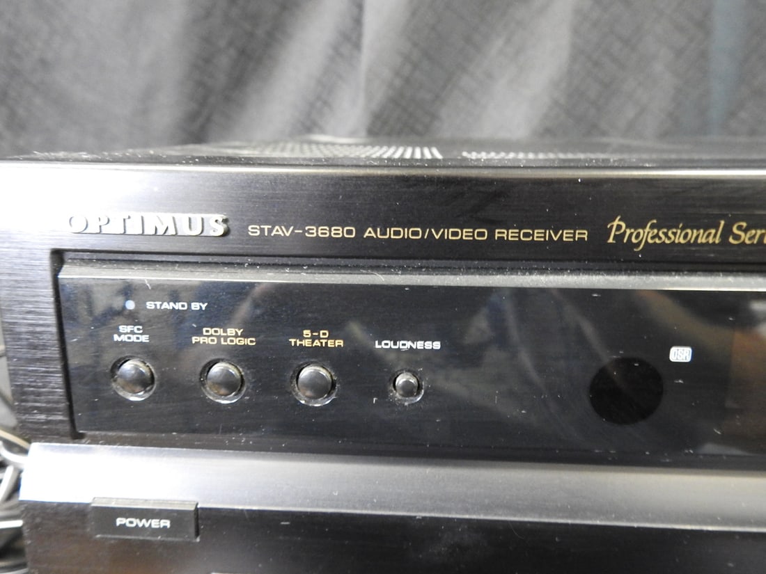 Optimus STAV-3680 Professional Series AV Receiver - 2