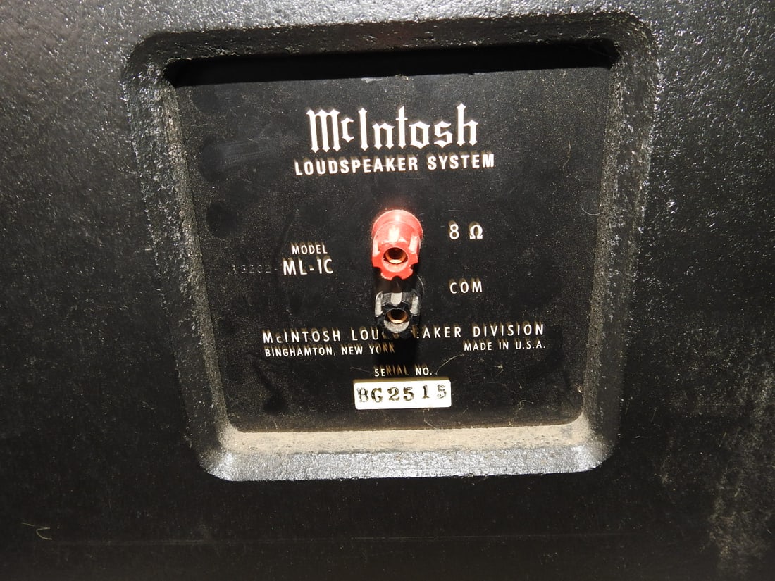 McIntosh ML-1C Loudspeaker Pair - 15