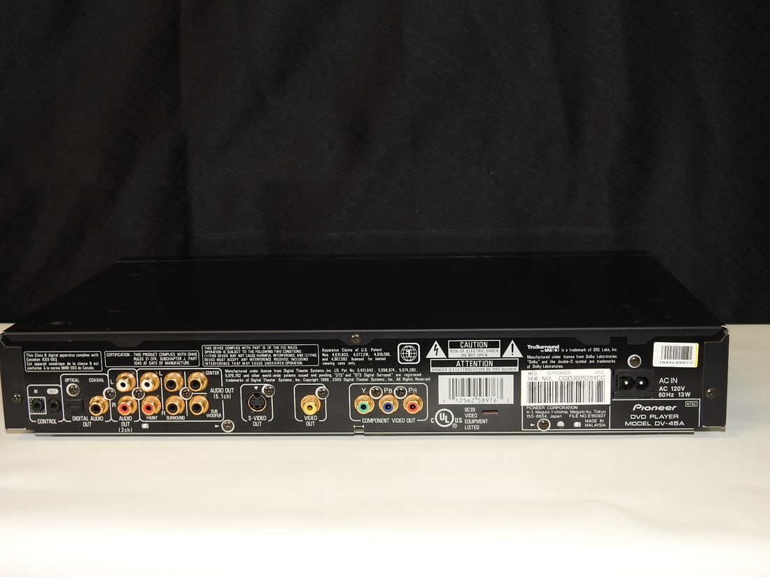 Pioneer DV-45A DVD/SACD Player - 7