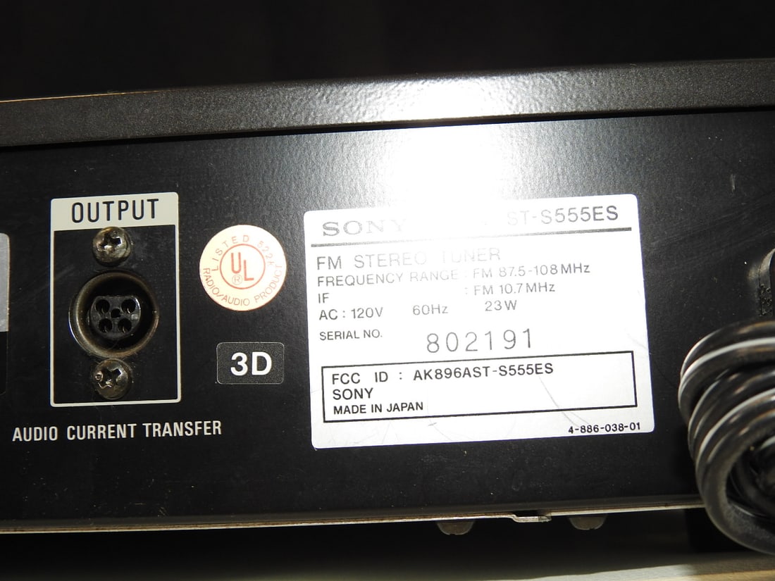 Sony ST-S555ES Direct Comparator Tuner - 11