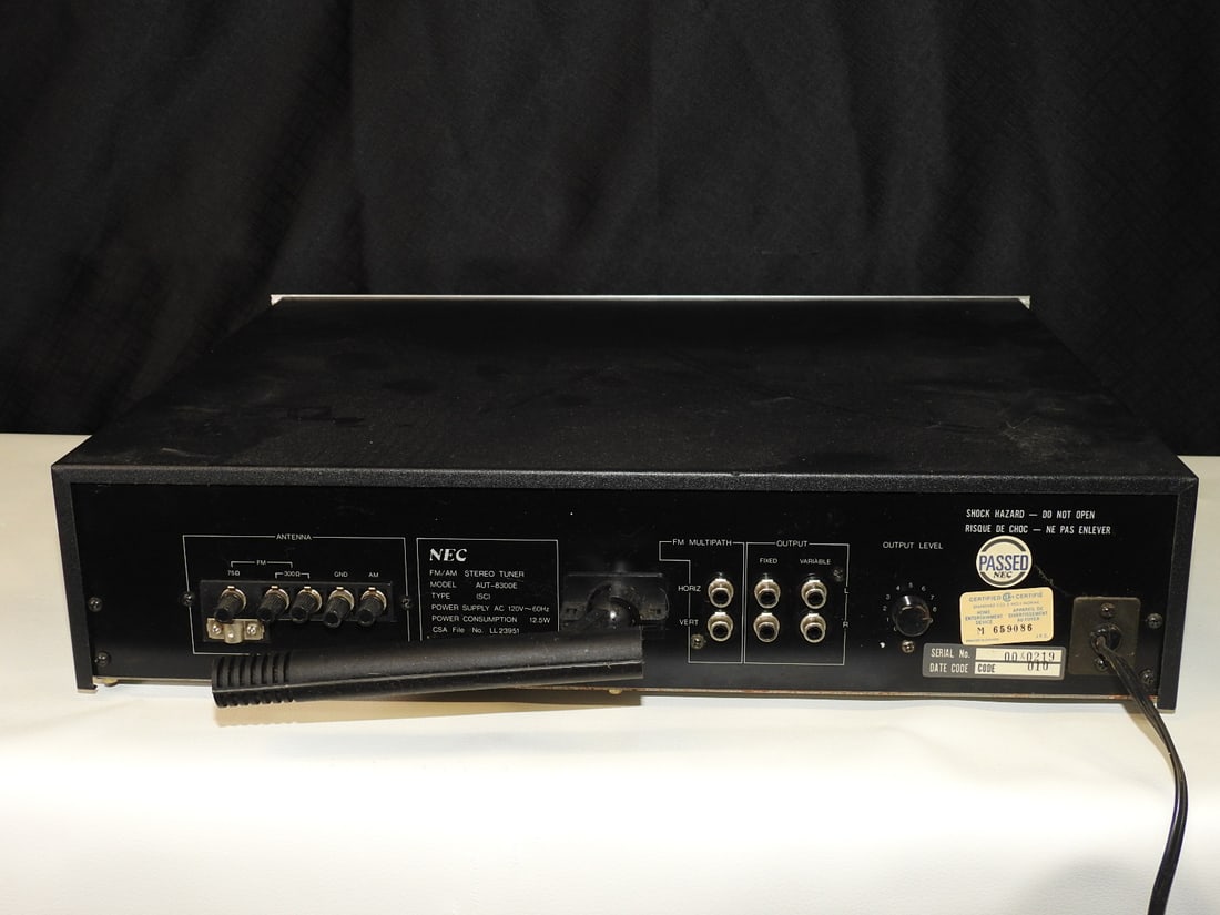 NEC AUT-3300E Authentic Series AM/FM Stereo Tuner - 7