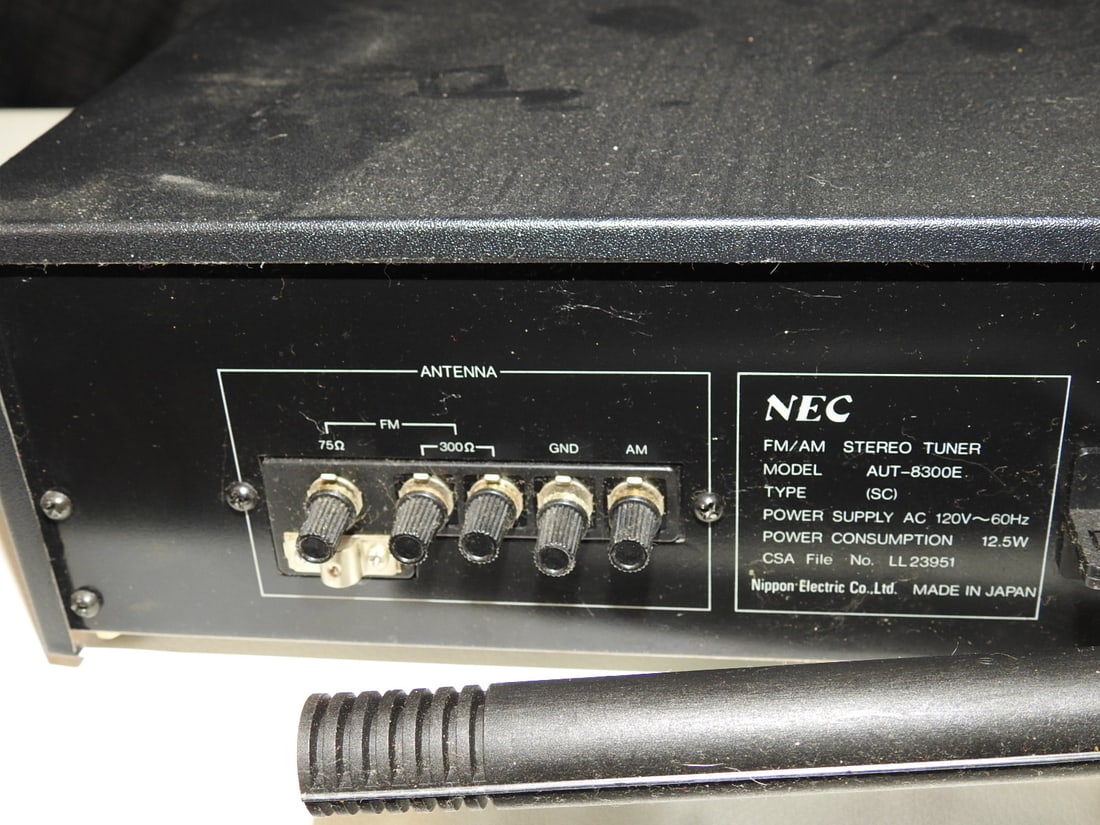 NEC AUT-3300E Authentic Series AM/FM Stereo Tuner - 8