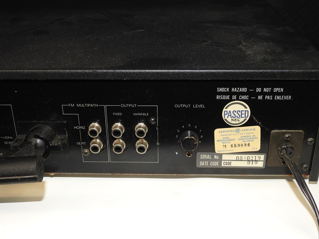 NEC AUT-3300E Authentic Series AM/FM Stereo Tuner - 9