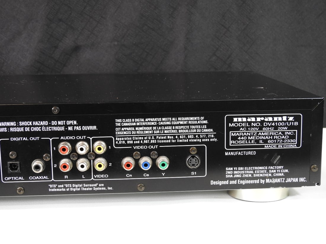 Marantz DV4100 DVD Player - 8