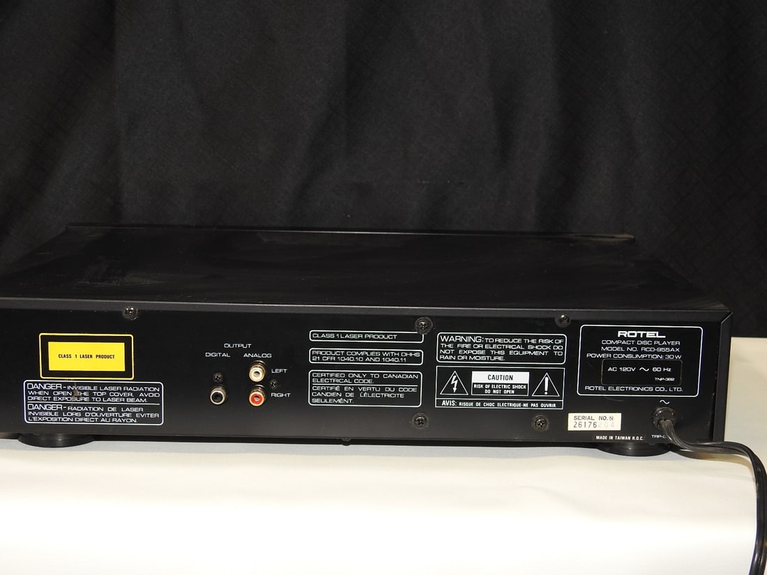 Rotel RCD-955AX Compact Disc Player - 7